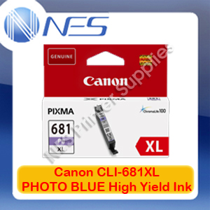 Canon Genuine CLI-681XL PHOTO BLUE High Yield Ink Cartridge for TS8160/TS9160